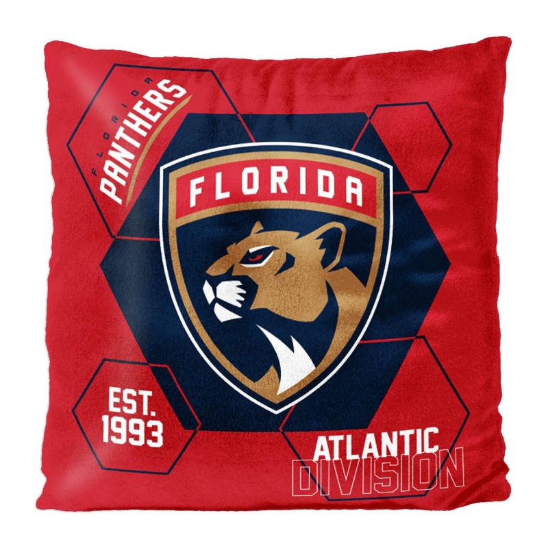 NHL Florida Panthers Connector Velvet Reverse Pillow, 1 of 4