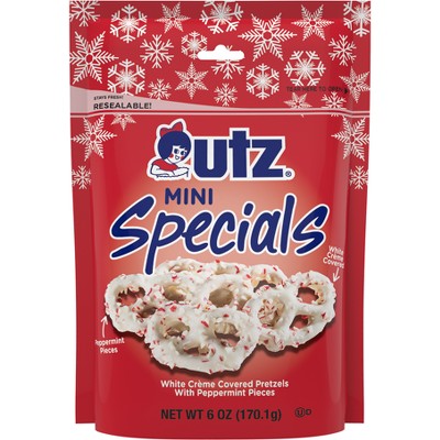Utz White Chocolate Peppermint Mini Specials - 6oz