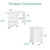 Best Choice Products Sewing Machine Table & Desk w/ Craft Storage and Trays - 2 of 4