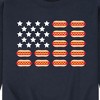Men's - Instant Message - Hot Dog Flag Graphic Fleece Sweatshirt - 2 of 4