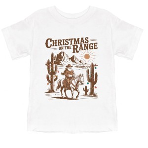 Christmas on the Range - Youth Short Sleeve Graphic T-Shirt and Toddler Short Sleeve Graphic T-Shirt - 1 of 3