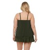 Aqua Green Women's Keyhole Tankini w/ Hardware - 3 of 3