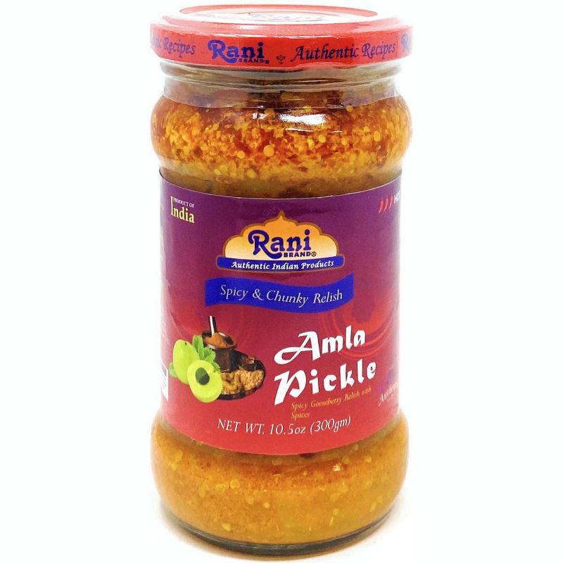 Amla Pickle (Spicy Gooseberry Relish) - 10.5oz (300g) - Rani Brand Authentic Indian Products, 1 of 6