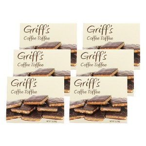 Griff's Coffee Toffee Pecan Chocolate Toffee - Case of 6/7 oz - 1 of 4