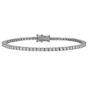 Naturalux 14K Gold 2.25 Cttw Lab Grown Diamond Bracelet - 1 of 4