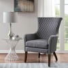 NicBex Polyester Accent Chair,Upholstered Living Room Chairs with High Quilted Back and Studs Lining the Arms,Accent Chairs for Living Room - 2 of 4