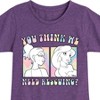 Girls' - Disney - You Think We Need Rescuing Fitted Short Sleeve Graphic T-Shirt - 2 of 4