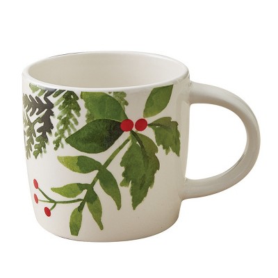 Split P Winter Berry Mug Set - White