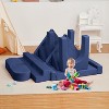 22 Pcs Modular Kids Play Couch, Kids Convertible Couch for Playroom and Bedroom, Soft Foam Kids Play Sofa, Child Sectional Sofa for Playing, Sleeping - 2 of 4