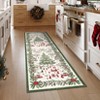 Beige Christmas Area Rugs Entryway Rug Washable Rugs for Living Room - 4 of 4