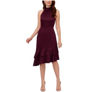 Adrianna Papell Womens Asymmetrical Midi Dress - 1 of 1