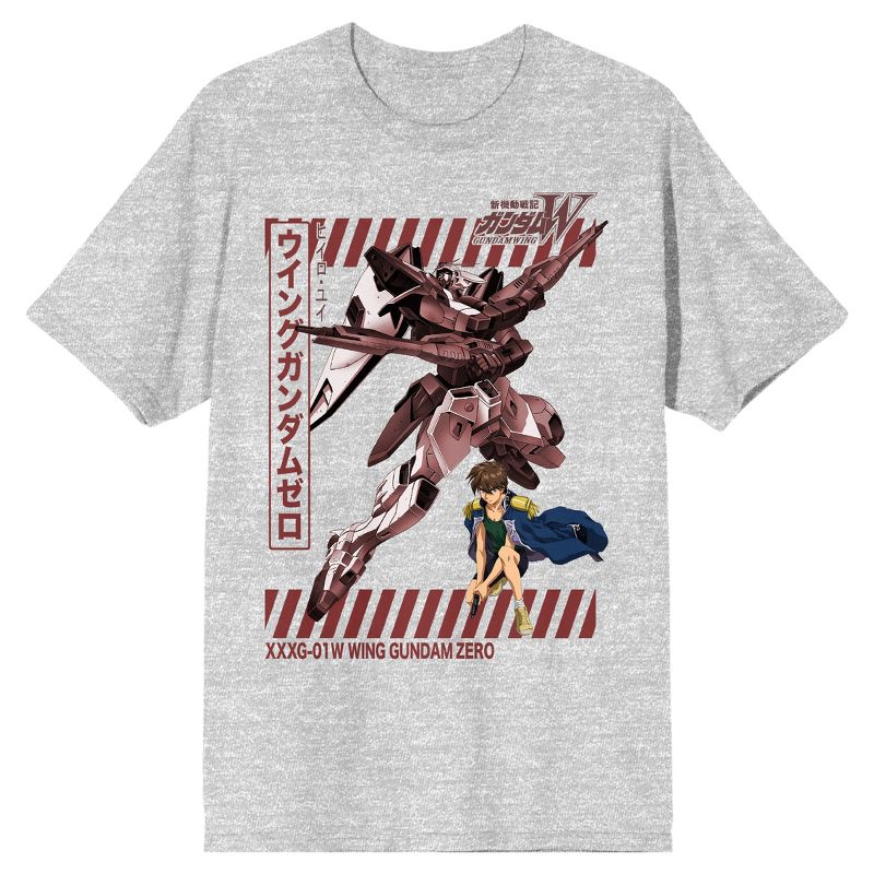 Gundam Anime Cartoon Character Men's Grey Tee Shirt, Sizes S-3XL, 2 of 3