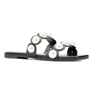 Fashion To Figure Women's Sage Flats - Wide Width - 1 of 4