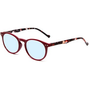 Calabria MDR8003 Designer Blue Light Glasses Ladies Maroon Red Crystal Spot 47mm - 1 of 1