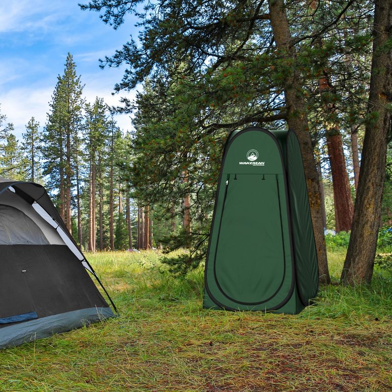 Wakeman Outdoors Pop Up Privacy Tent, Green, 4 of 8