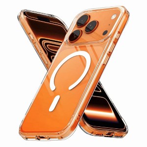 Entronix [Magnetic] Case Compatible with iPhone 17 Pro Max - [Hard Back] Slim Clear - 1 of 4