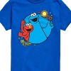 Boys' - Sesame Street - Cookie Monster And Elmo Travel Short Sleeve Graphic T-Shirt - 2 of 4