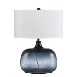 Cal Lighting 150W 3 Way Christi N/Blue Gls Tb Lp - Ocean Blue - 1 of 4