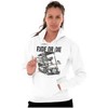 Funny Ride or Die Skeleton Golf Cart Hoodie Sweatshirt Women Men Brisco Brands - 3 of 4