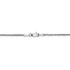 Black Bow Jewelry 1.7mm, 14k White Gold, Ropa Chain Necklace - 4 of 4