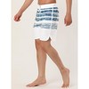 Lars Amadeus Men's Striped Beach Shorts Color Block Swimming Drawstring Board Surfing Shorts - 2 of 4