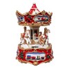 Kurt Adler 7-Inch Wind-Up Musical Carousel Table Piece - 2 of 4
