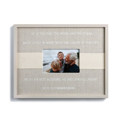 DEMDACO Blessings of a Grandson Frame Beige