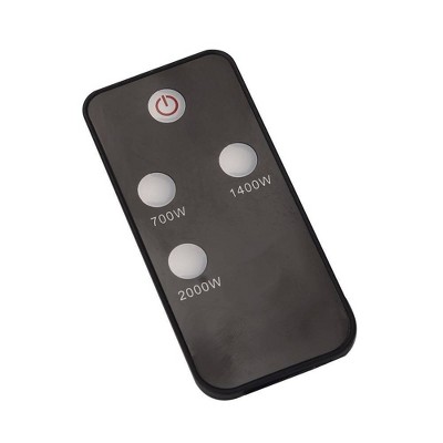 Black Electric Gazebo Heater with Remote Control