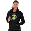 PACMAN Halloween Full Moon Night Hoodie Sweatshirt Women Men Brisco Brands - 3 of 4