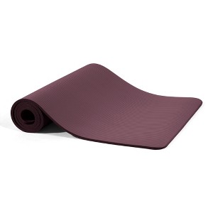Gulches Yoga mat, 1/2 inch ultra-thick high-density practice mat with straps, suitable for all kinds of yoga practice, a variety of colors - 1 of 4