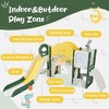 Kids Slide Playset Structure 9 in 1, Freestanding Spaceship Set with Slide and Basketball Hoop for Toddlers, Kids Climbers Playground - 2 of 4