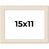 PosterPalooza | 15x11 Wide Barnwood Picture Frame, UV Acrylic, 6 Finishes - Grey, Brown, White, and Black - 2 of 4