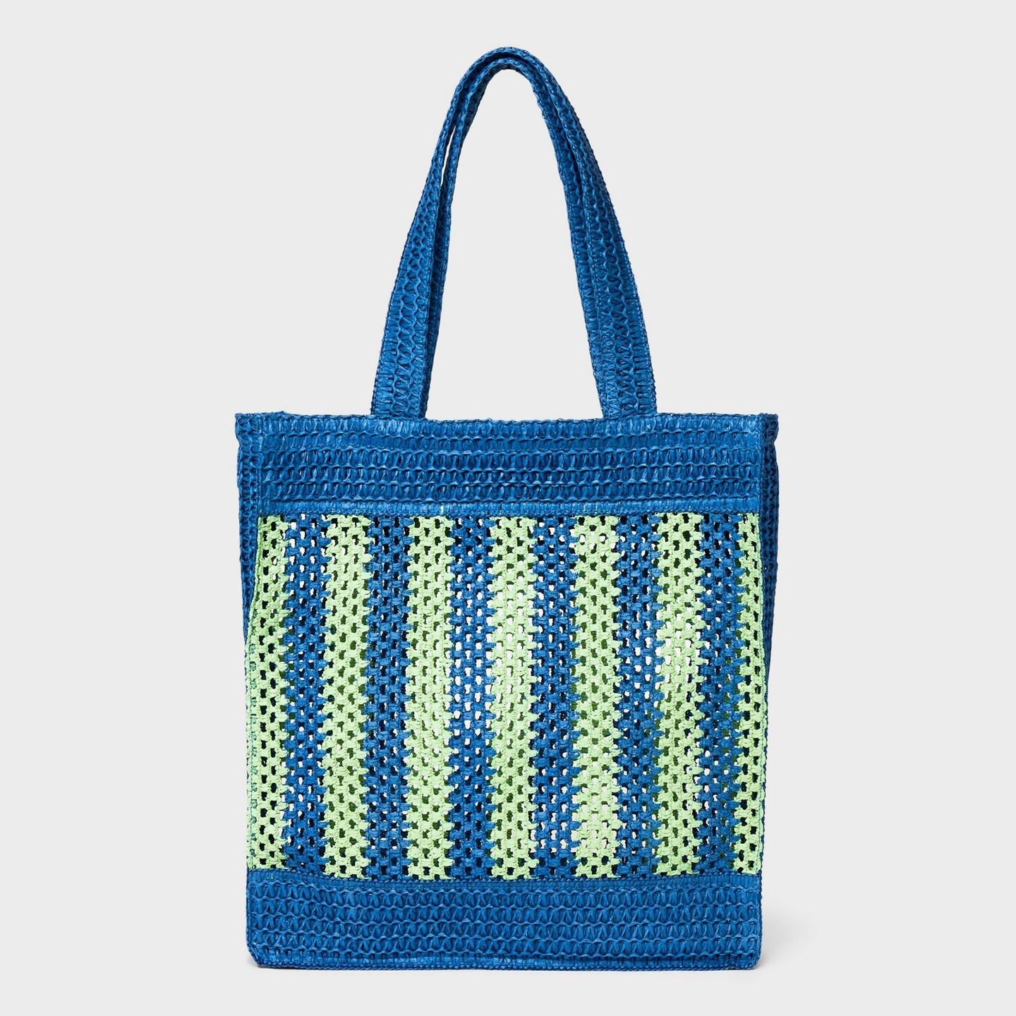 Сумка Universal Thread Crochet Tote Handbag, цвет: Синий — фото 1