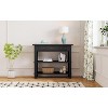 NicBex 1 Drawer Console Table with 2 Open Shelves,Entryway Table with Black Round Knobs,Modern Couch Table for Living Room - 2 of 4