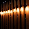 BrightLux 12ct LED 24ft Spiral ST38 Indoor Outdoor Filament String Lights Warm White Bulbs with Black Wire: ETL Listed, Electric Powered, PET Material - 3 of 4