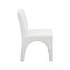 Meridian Furniture,Gramercy Linen Textured Fabric Dining Chair, Set of 2 - 4 of 4