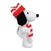 Snoopy from Peanuts dressed for Winter 8 inch Plush - 3 of 4