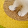 Fairyland™ - Avocado Cat Scratcher Bed – Large Sisal Rope Cat Nest with Anti-Slip Bottom, Soft Plush Fabric, Dual Function Lounge and Scratching Pad - 3 of 4