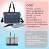 Dikaslon Diaper Bag Tote with Pacifier Case and Changing Pad Baby Bag for Boys and Girls - 3 of 4