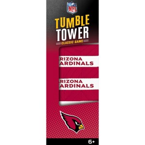 MasterPieces Real Wood Block Tumble Towers - NFL Arizona Cardinals - 1 of 4