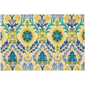 Waverly Greetings "Santa Marie" Bluebell Doormat - 1 of 4