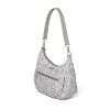 baggallini Women's Modern Pocket Half Moon Shoulder Bag with Crossbody Strap - 2 of 4