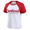 NCAA Louisville Cardinals Women's White Stitch T-Shirt - 2 of 3