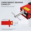 Motorcycle Scissor Lift Jack, Motorcycle Scissor Jack Steel Wide Deck Hoist Crank Center Stand, 1100 LBS Capacity Motorcycle Lift - 4 of 4