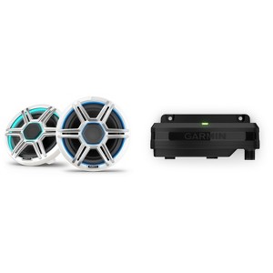 Garmin Fusion Apollo AP-FL77SPW 7.7" LED Marine Speakers Sport Grills, White, Pair with Garmin Spectra LC102 1-Zone LED lighting Controller, Compat... - 1 of 4