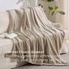 6-8 Pcs Prewashed Comforter Set Bed in a Bag with Soft Fleece Bed Blanket Down Alternative Bedding Set for All Seasons - 4 of 4