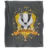 Harry Potter Watercolor Hufflepuff Crest Officially Licensed Silky Touch Super Soft Throw Blanket 50" x 60" - 2 of 4