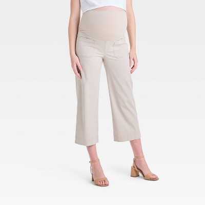 Over Belly High-Rise Wide Leg Maternity Pull-On Pants - Isabel Maternity by Ingrid & Isabel™