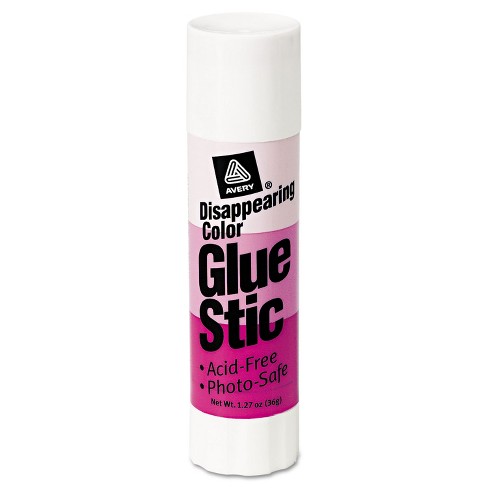 Glue Stic, Washable, Nontoxic, Permanent Adhesive, 1.27 oz., 1 Stick -  AVE00191, Avery Products Corp