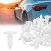 Unique Bargains 40pcs Bolt Rivets Fastener Mudguard Bumper Retainer Clips White for Ford for Chrysler - 2 of 4